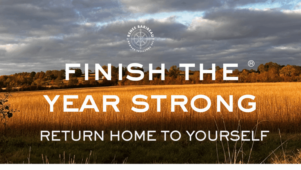 a field in the fall with title Understood. I will avoid using em dashes (—) in my response. Here is your brief, 200-word description for the class: Finish the Year Strong: A 4-Week Online Journey into Sacred Resilience