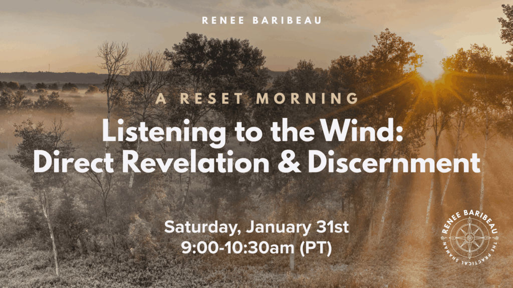 listening to the wind reset, picture of a subtle morning and slow start