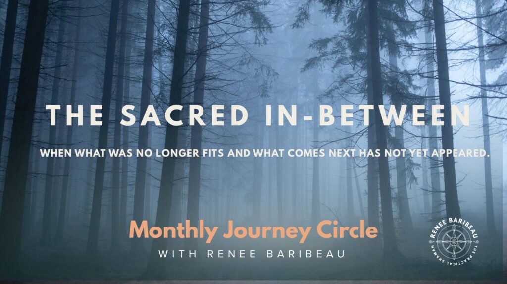 Banner for The Sacred In Between Shamanic Journey Circle